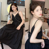 Tea Break French First Love White Slip Dress Women's Summer 2024 New Resort Style High-end Temperament Long Skirt